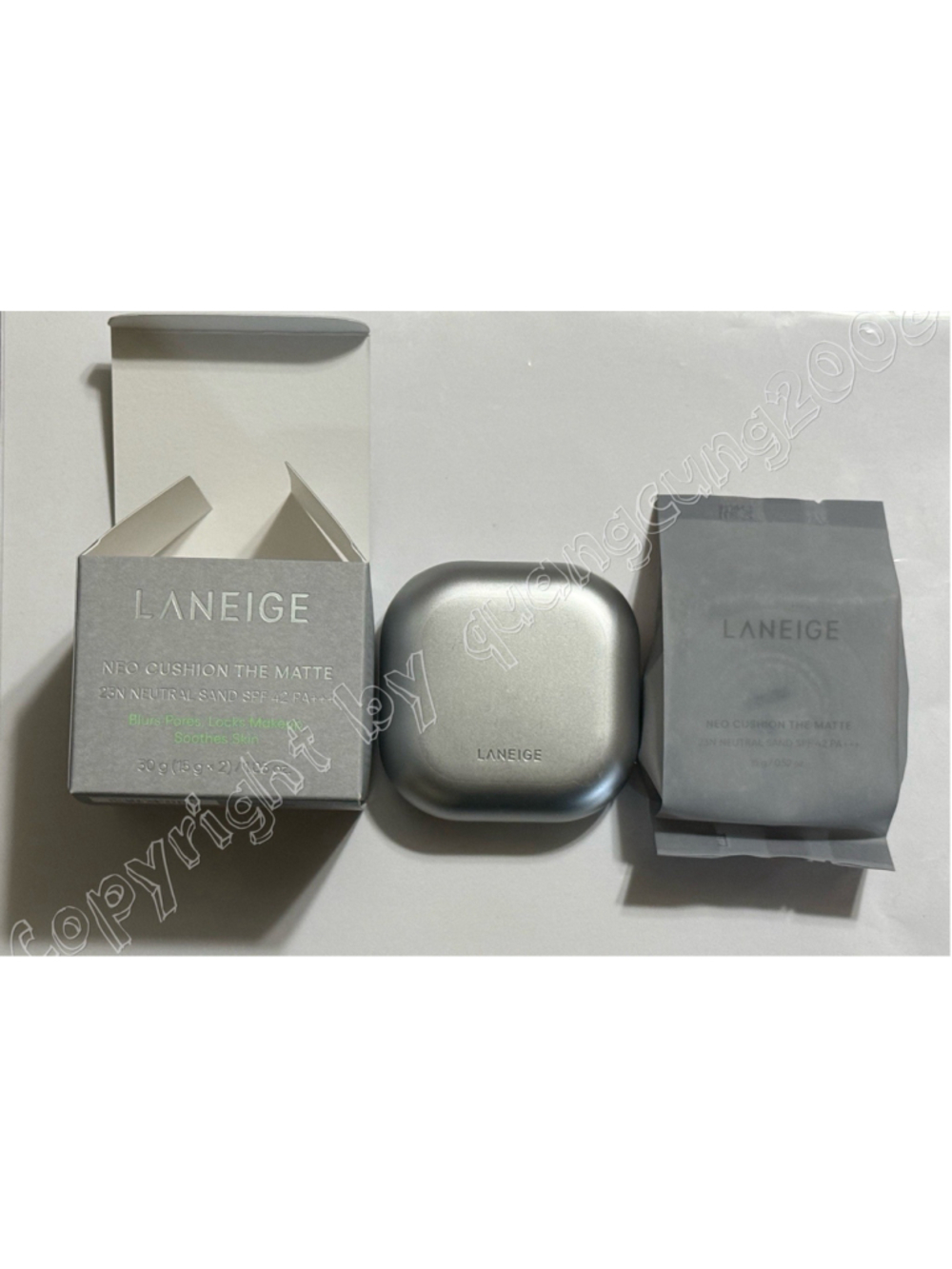 LANEIGE Neo Cushion The Matte 15g x 2pcs 2026 NEW SPF42 PA+++ #23N Neutral Sand